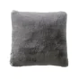  Coussin Déhoussable 45 x 45 cm en Fausse Fourrure – Loup Sven