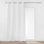 Rideau tamisant 135 x 260 cm isolant thermique Micropolar Blanc
