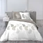 Housse de couette 240 x 220 cm en microfibre de flanelle Goyave