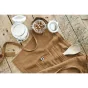 Tablier serveur gaze de coton 45 x 80 cm Gaia Camel