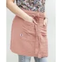 Tablier serveur gaze de coton 45 x 80 cm gaïa rose pêche Rose