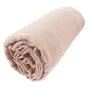 Drap housse luxe double gaze de coton 140 x 190 x 30 cm Nuit douce Rose