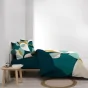Housse de couette 260 x 240 cm coton 42 fils + 2 taies Mounia