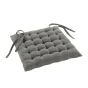 Assise matelassee 38 x 38 cm coton/polyester recycle grs twily Gris