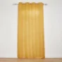 Rideau a oeillets 140 x 280 cm polyester uni+fils metallises zeline Jaune