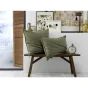 Taie d'oreiller en flanelle chaude  63 x 63 cm candice romarin Kaki