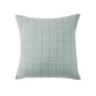 Taie d’Oreiller en Gaze de Coton Tissée – 60 x 60 cm – Gaia Match Eucalyptus