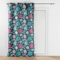 Panneau a oeillets 140 x 240 cm voile sable imprime winteria Bleu