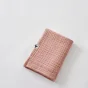 Serviette de Toilette Gaïa 50 x 90 cm – Gaze de Coton Unie Rose Pêche