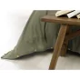 Housse de couette flanelle 140 x 200 cm candice romarin Kaki