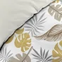 Housse de couette 240 x 220 cm coton 57 fils + 2 taies Moana