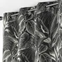 Rideau tamisant 140 x 280 cm polyester imprimé Cabana Noir