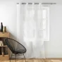 Voilage a oeillets 140 x 240 cm voile sablé métallisé Venus