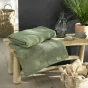 Drap de bain 90 x 150 cm eponge unie tendresse Fougere