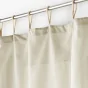 Panneau a passants jute 140 x 240 cm polycoton uni Belani Beige