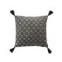 Coussin dehous. compr. pompons 40 x 40 cm coton tisse janna Sans