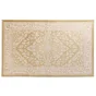 Tapis rectangle 68 x 110 cm viscose tissee irina Sans