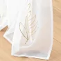 Voilage a oeillets 140 x 240 cm voile sablé métallisé Venus