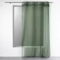 Voilage a oeillets 140 x 240 cm voile sable+franges zagora Kaki