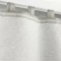 Paire pompon passants 2 x 60 x 120 cm voile double sable duetto Gris/blanc