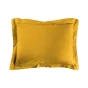 Taie d'oreiller 50 x 70 cm uni 57 fils lina  +point bourdon Curry