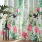 Lot de 2 Rideaux a oeillets 140 x 260 cm 100% coton imprimé Louisiane