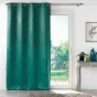 Rideau grande hauteur 135 x 280 cm occultant velours frappé Melodie Vert