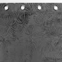 Rideau occutant 140 x 240 cm en velours relief Analia Anthracite