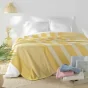 Couvre lit 2 personnes 240 x 260 cm coton/polyester tisse adele Curry