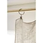 Rideau ajustable + 8 anneaux pince 140 x 270 cm lin lavé français luxe soline Lin