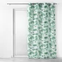 Rideau a oeillets 140 x 260 cm polyester imprime amazonia Vert