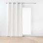 Rideau a oeillets 135 x 260 cm coton recyclé Twily Blanc