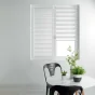 Lot de 2 Stores enrouleur jour et nuit 60 x 180 cm polyester Blanc