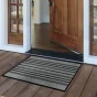 Tapis rectangle 50 x 80 cm anti-poussiere grattoir piano Gris