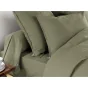 Taie d'oreiller flanelle 50 x 70 cm candice romarin Kaki