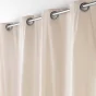 Rideau petite hauteur 135 x 180 cm coton/polyester recyclé Twily Beige