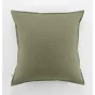 Taie d'oreiller en flanelle chaude  63 x 63 cm candice romarin Kaki