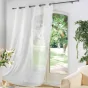 Panneau a oeillets metal 140 x 240 cm luminette unie luminea Blanc