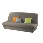 Housse de clic clac mat. 120 à 140 cm - 185 à 200 cm polye. uni essentiel Taupe