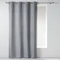 Rideau a oeillets 140 x 260 cm chambray uni newton Gris
