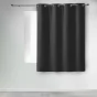 Rideau a oeillets 140 x 180 cm occultant uni occult Charbon