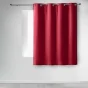 Rideau occultant à œillets 140 x 180 cm – Uni Carmin – Petite hauteur –