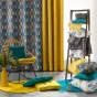 Rideau a oeillets 140 x 260 cm polyester imprime palpito Blanc
