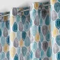 Rideau a oeillets 140 x 260 cm polyester imprime palpito Blanc