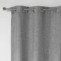 Rideau a oeillets 140 x 260 cm chambray uni select Anthracite