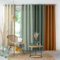 Rideau a oeillets 140 x 260 cm microfibre unie absolu Anthracite
