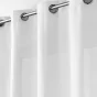 Rideau a oeillets 140 x 280 cm microfibre unie absolu Blanc