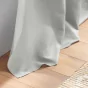 Rideau a oeillets 140 x 280 cm microfibre unie absolu Gris
