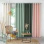 Rideau a oeillets 140 x 280 cm microfibre unie absolu Moutarde