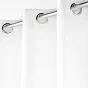 Rideau a oeillets 140 x 260 cm polyester uni thermique icemount Blanc